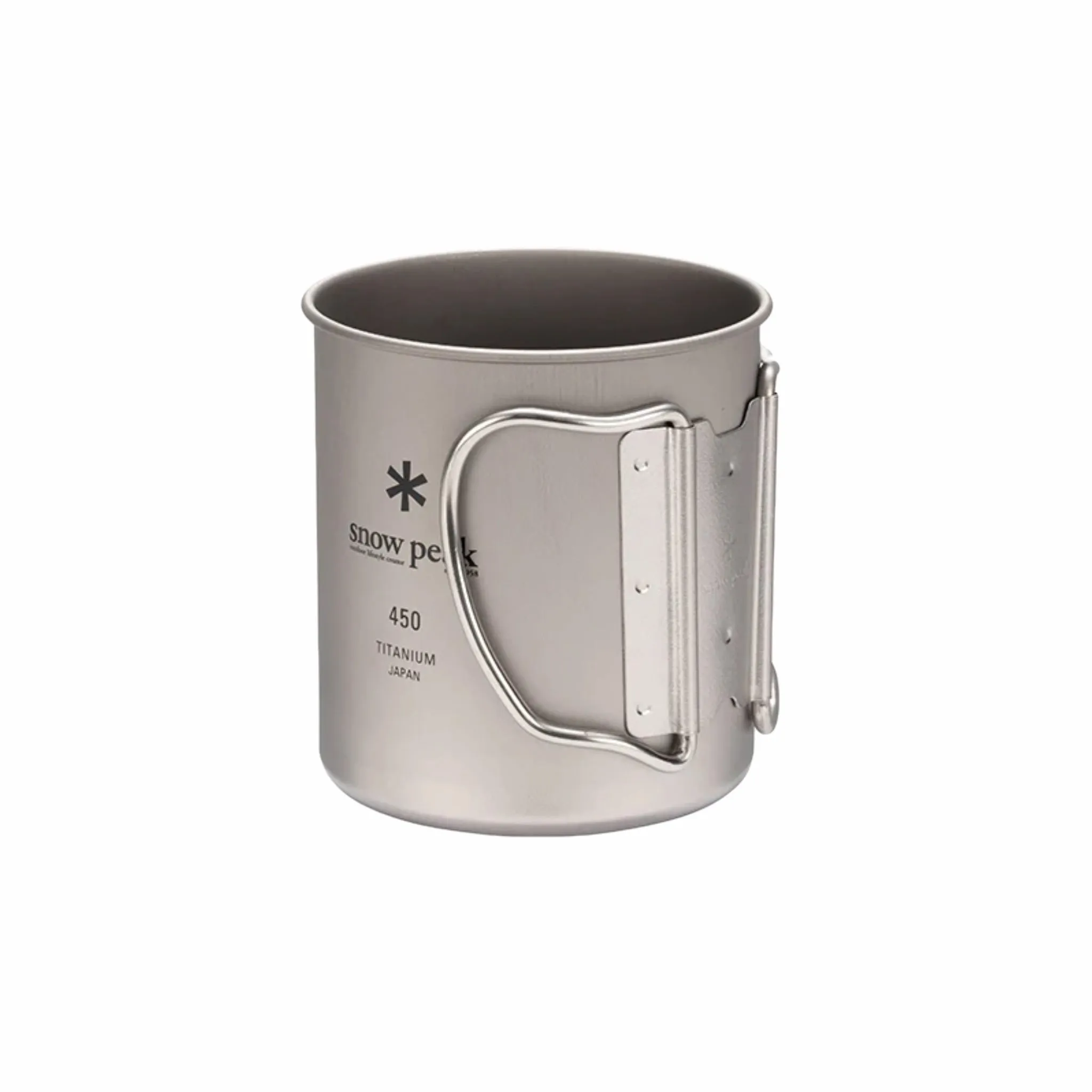 Snow Peak Ti-Single Wall 450 Cup (Silver)