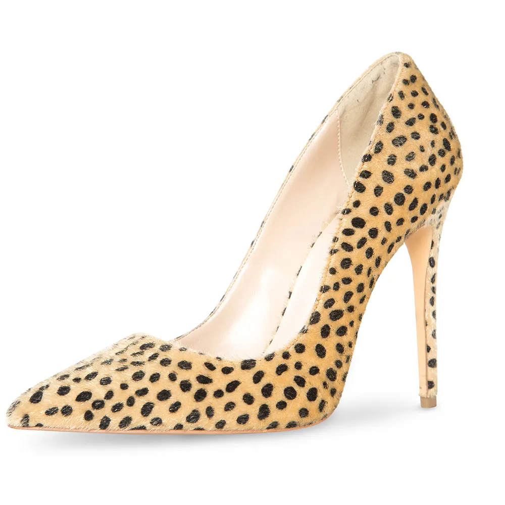 Sophia Vegan Cheetah Pumps