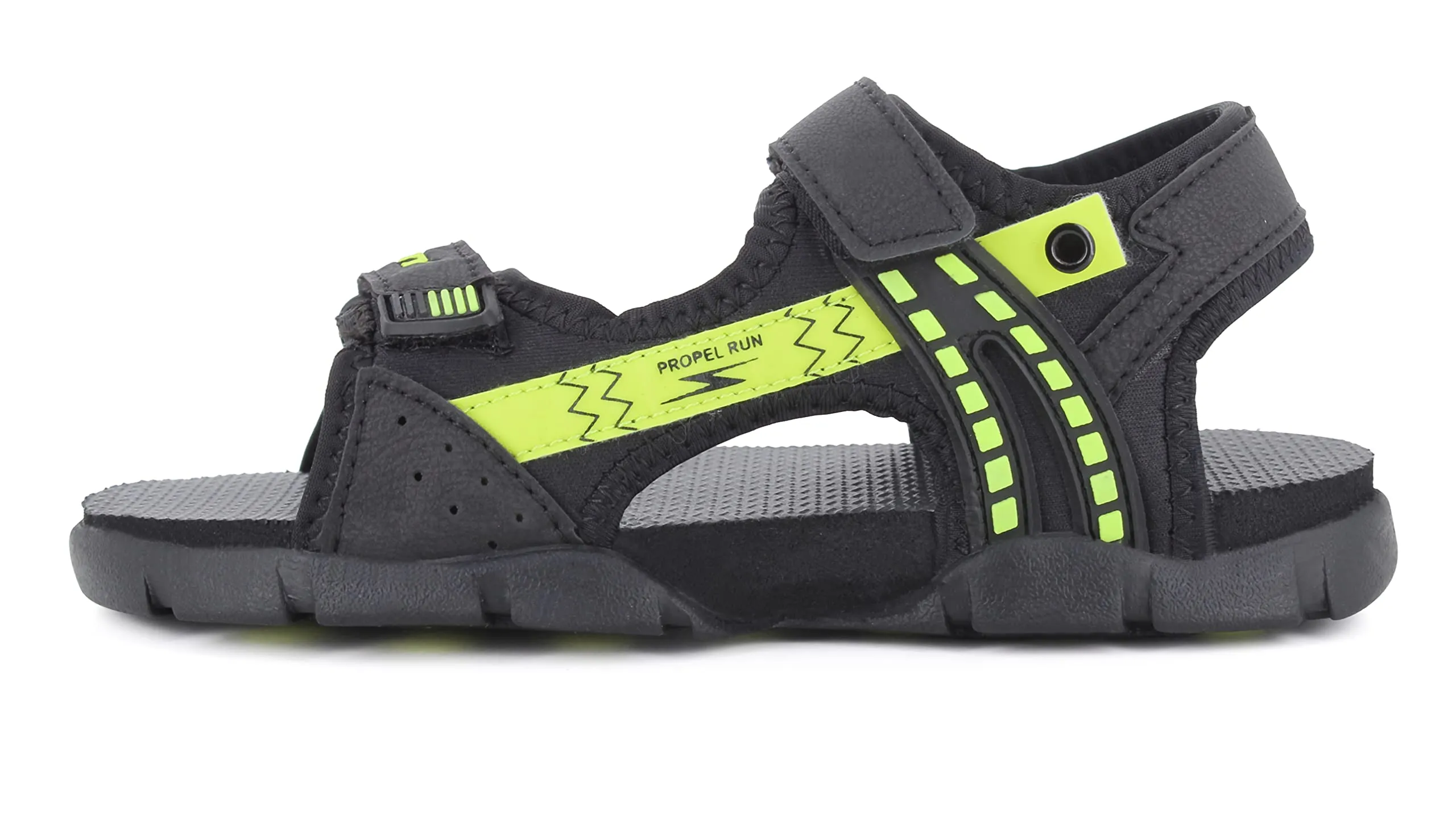 Sparx Child's Sandals, Black N. Green, 1 Kids Uk, SS0126CBKGN0001