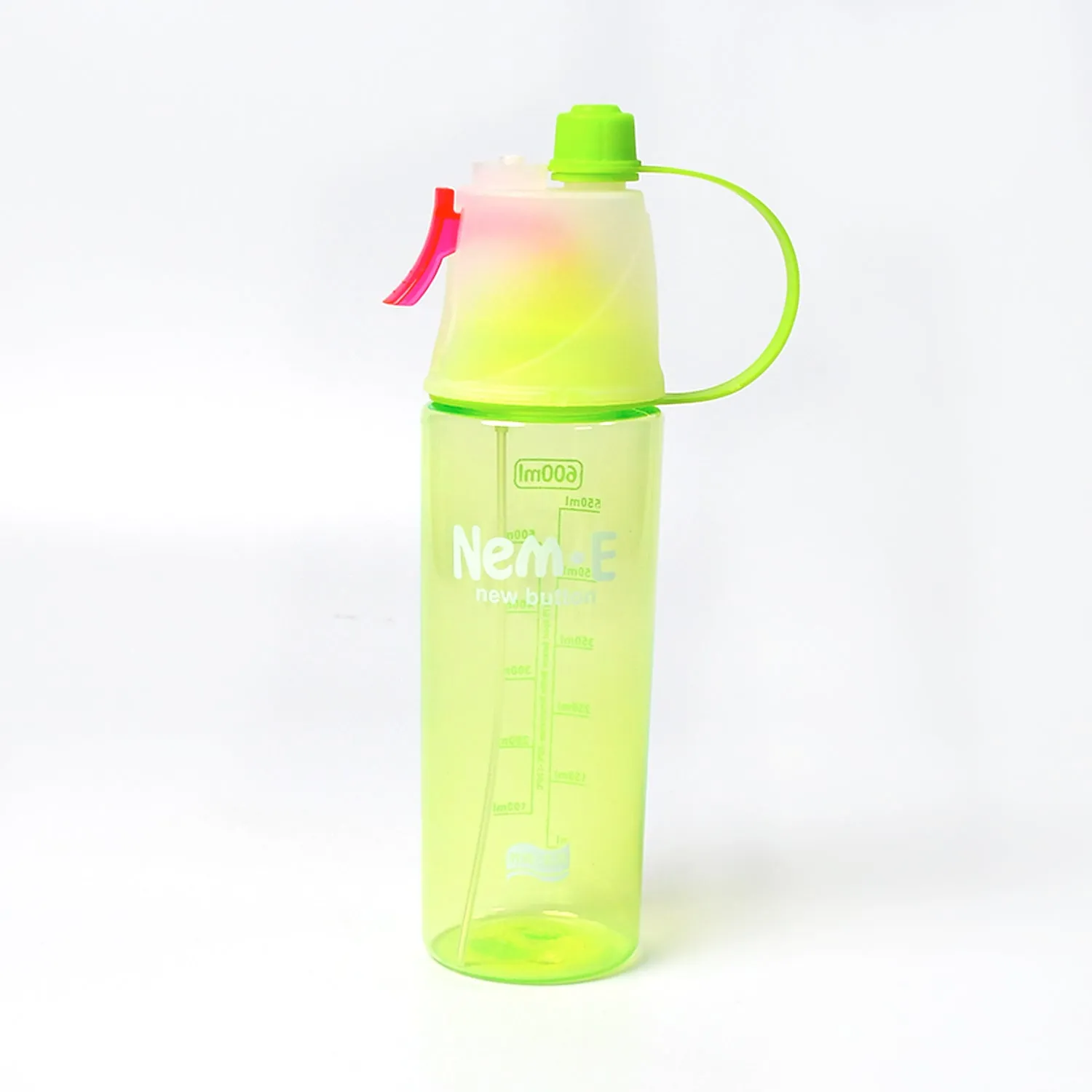 Spray Water Bottle for Drinking Sports Water Bottle Cycling BPA Free 600ml for Gym Cycling Running Yoga Climbing Hiking Mountaineering