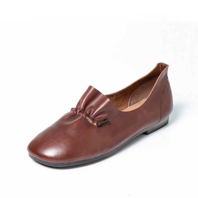 Spring Leisure Comfortable Leather Flats