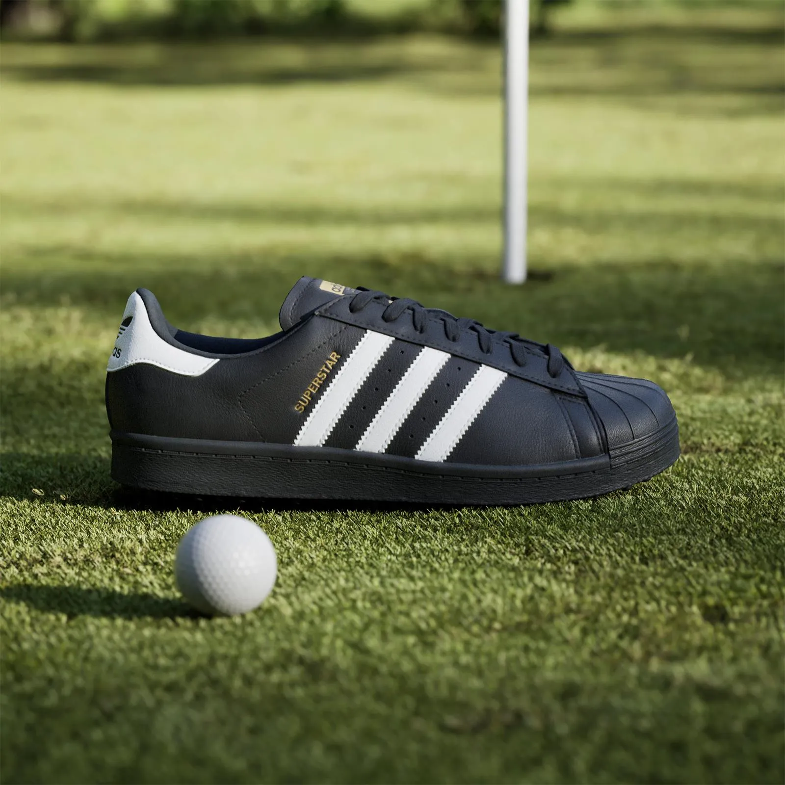 Superstar Spikeless Golf Shoes Black/White - 2025