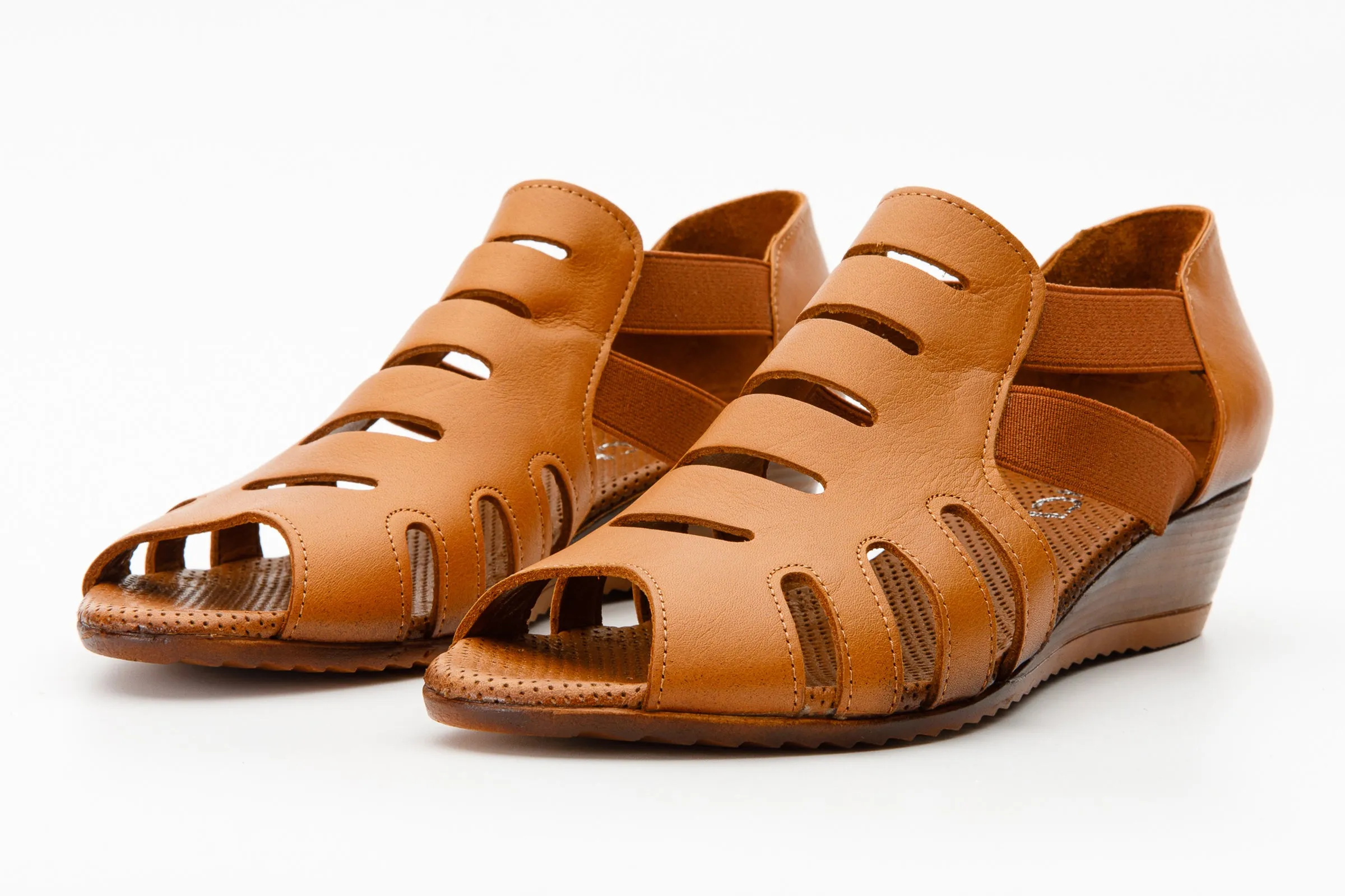 The Atina Tan Leather Sandal Final Sale!