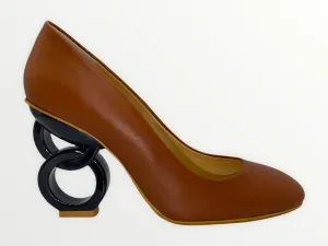 The Belem Brown Leather Pump Final Sale!