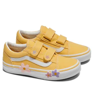 Vans - Old Skool V Youths Flower Yellow