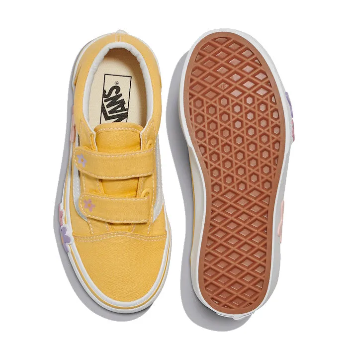 Vans - Old Skool V Youths Flower Yellow