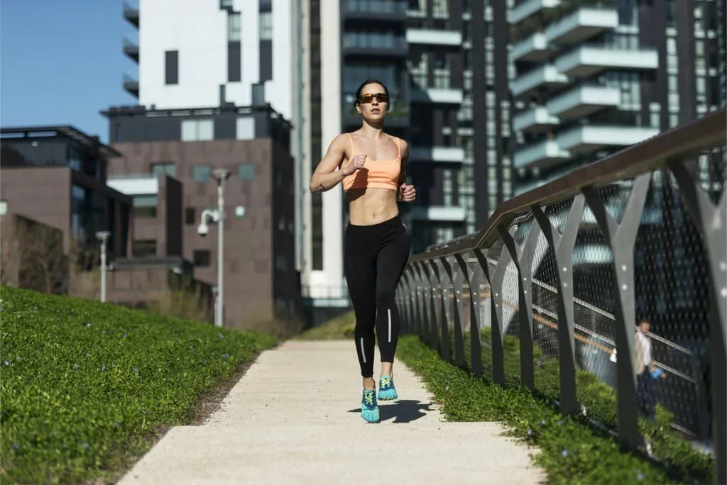 Vibram Ladies V-Run Running & Training Shoes With Five Fingers Barefoot Feel