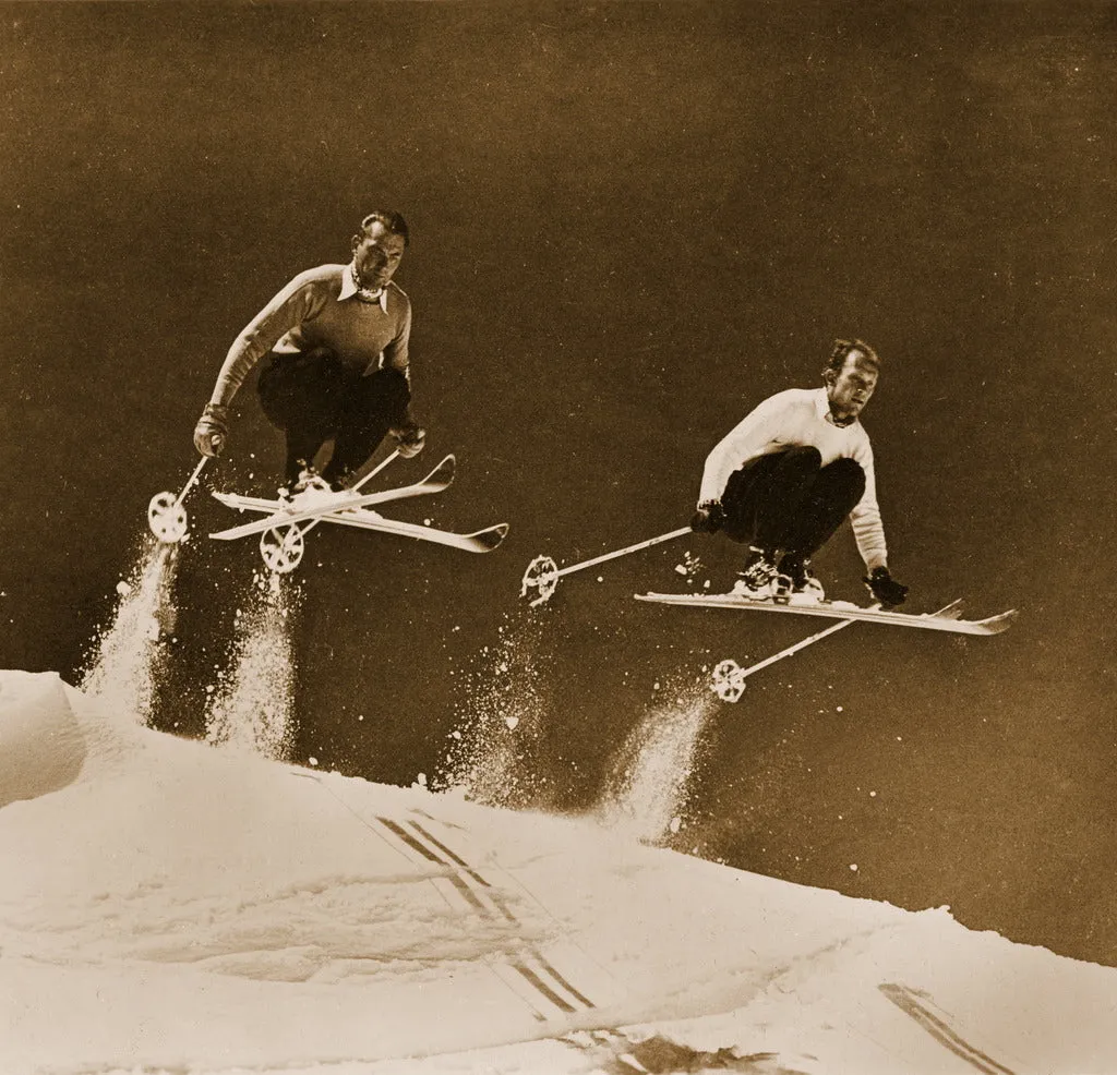 Vintage Ski Photos - ThinWrap 4 Square