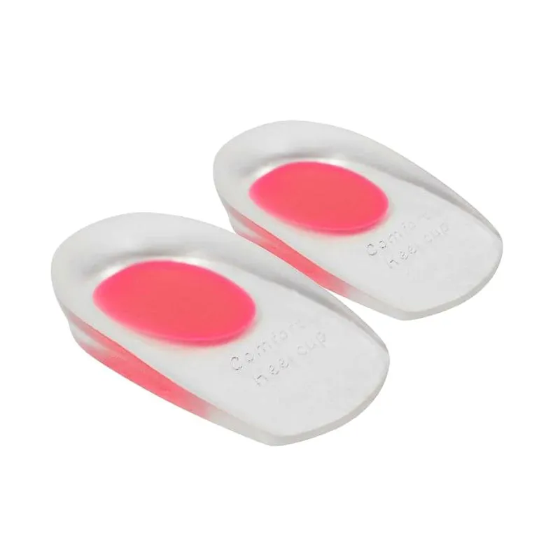 Vive Health Silicone Heel Cups, Pack of 3