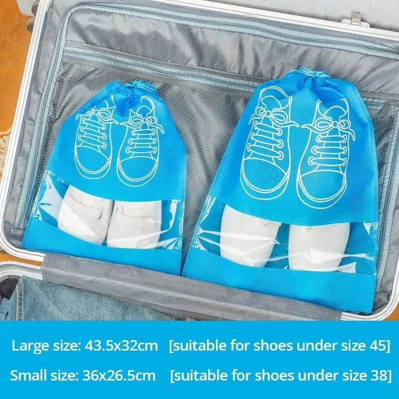 Waterproof Shoe Storage Bag Set - 5pcs Travel Organizer