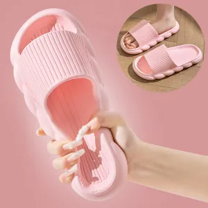 Wave Bottom Slippers Women Home Shoes Non-slip Bathroom Slippers