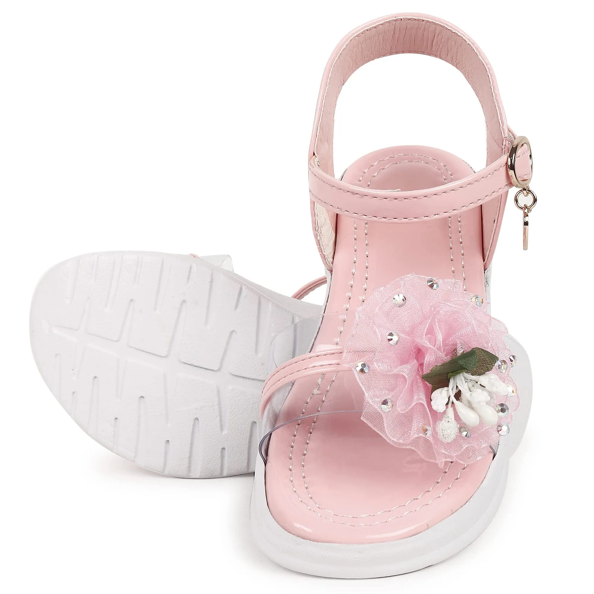 WELL WEAR FASHION KIDS DESIGNER SANDALS (SIZE CHART IN IMAGE) (PINK, numeric_2)