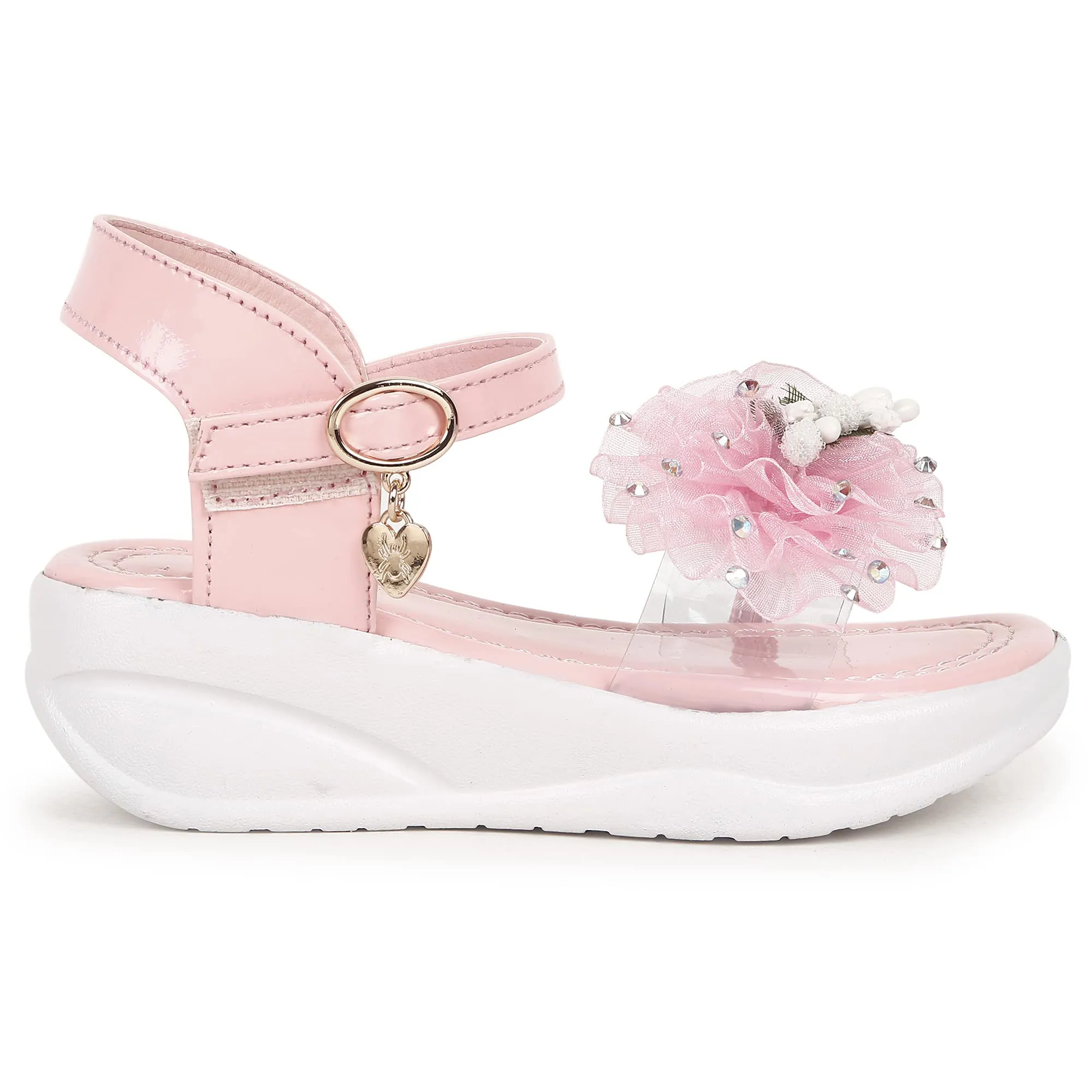 WELL WEAR FASHION KIDS DESIGNER SANDALS (SIZE CHART IN IMAGE) (PINK, numeric_2)