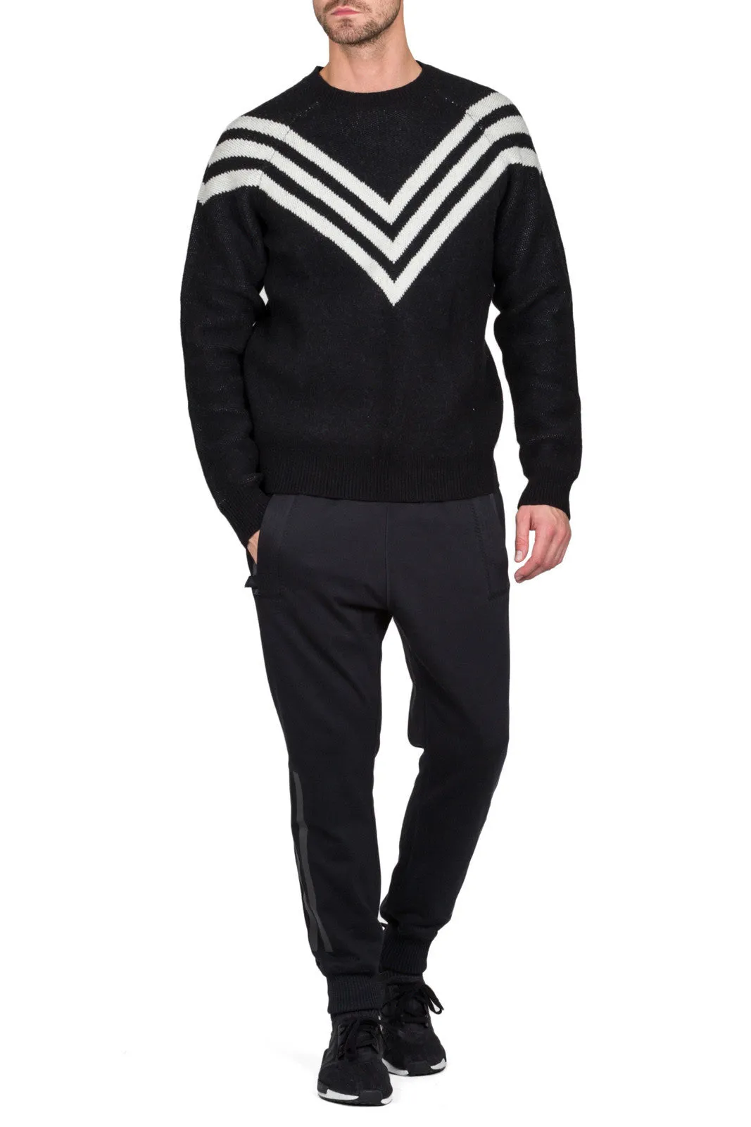 White Mountaineering 3Stripes Knit