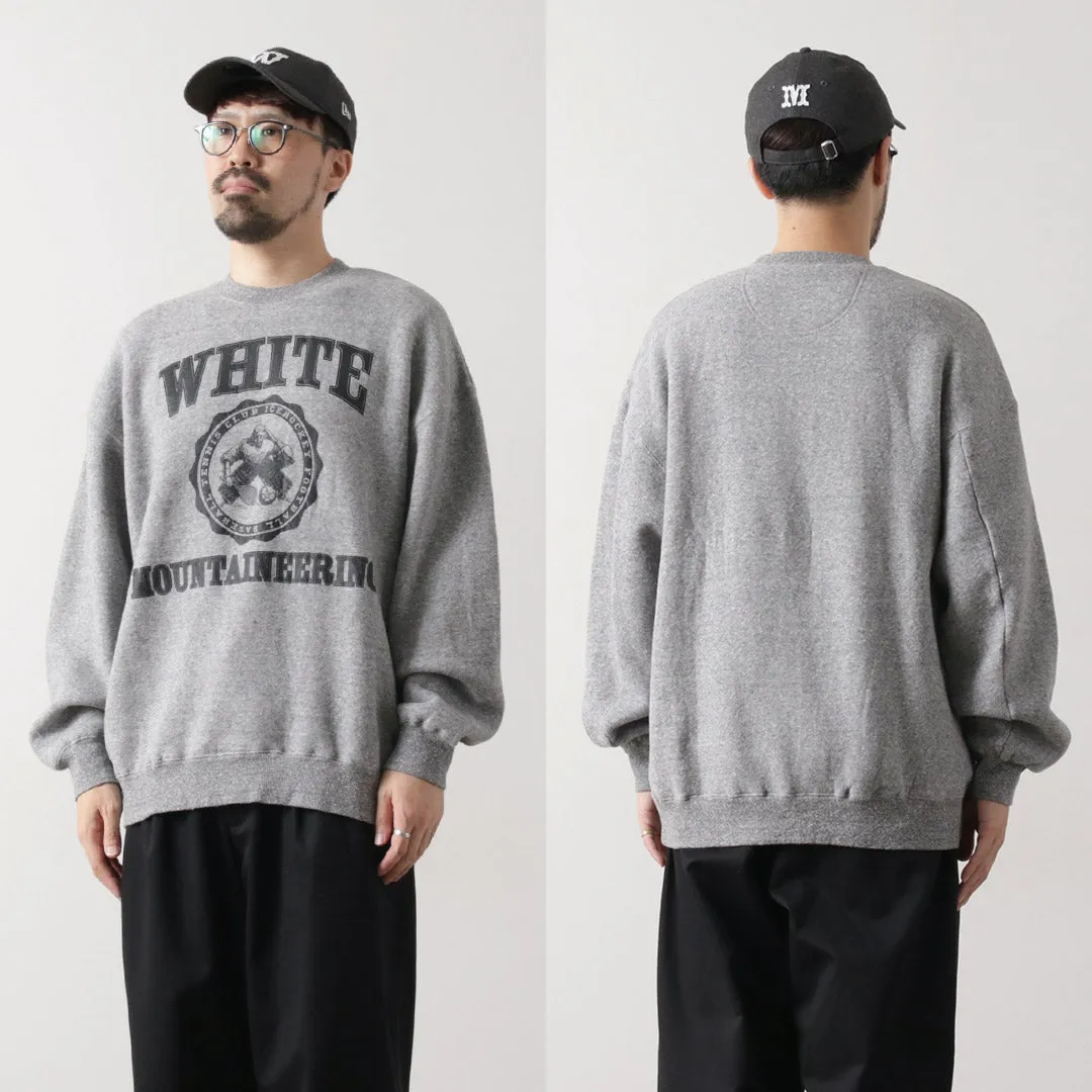 WHITE MOUNTAINEERING（ホワイトマウンテニアリング） カレッジロゴ スウェット