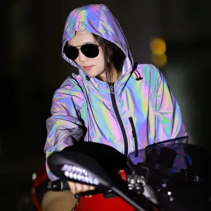 Windbreaker Water Resistant Reflective Jacket