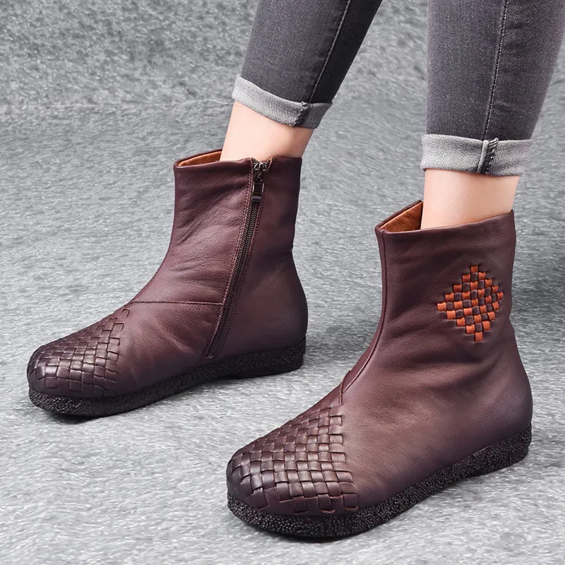 Winter Retro Velvet Women Boots | Gift Shoes