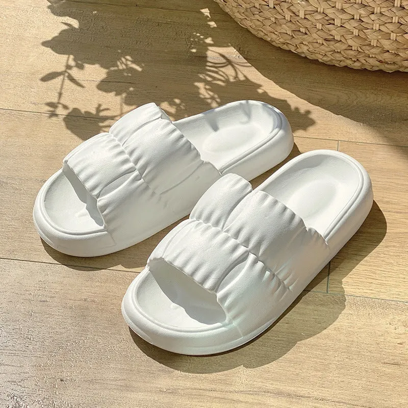 Women Home Shoes Bathroom Slippers Soft Sole Slides Summer Beach Shoes