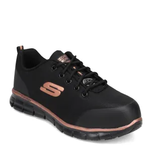 Women's Skechers Work, Sure Track - Chiton Alloy Toe Work Shoe